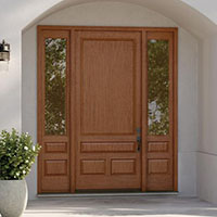 wood exterior door